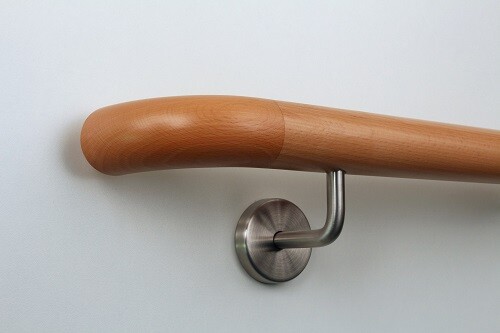 Buche handlauf mit - mit, halter
