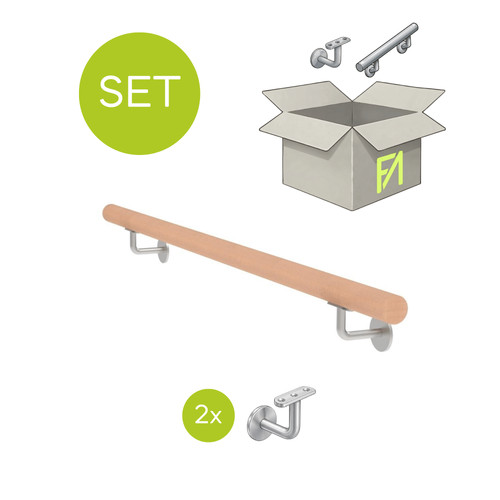 Wandhandlauf set buche und - set,