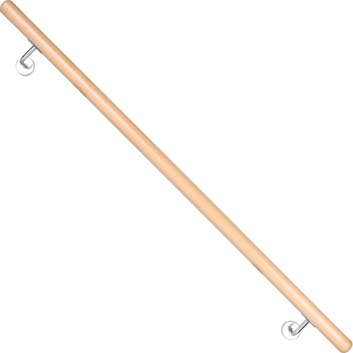 Holzhandlauf buche 120cm natur - holzhandlauf,