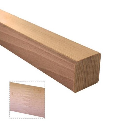 Holz handlauf buche - buche, 40x40mm