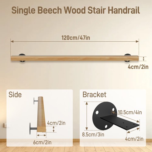 200cm wandhandlauf - 60‑200cm,